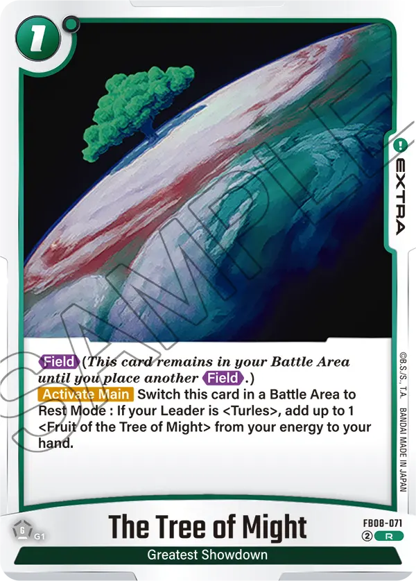 The Tree of Might, Saiyan's Pride · FB08-071