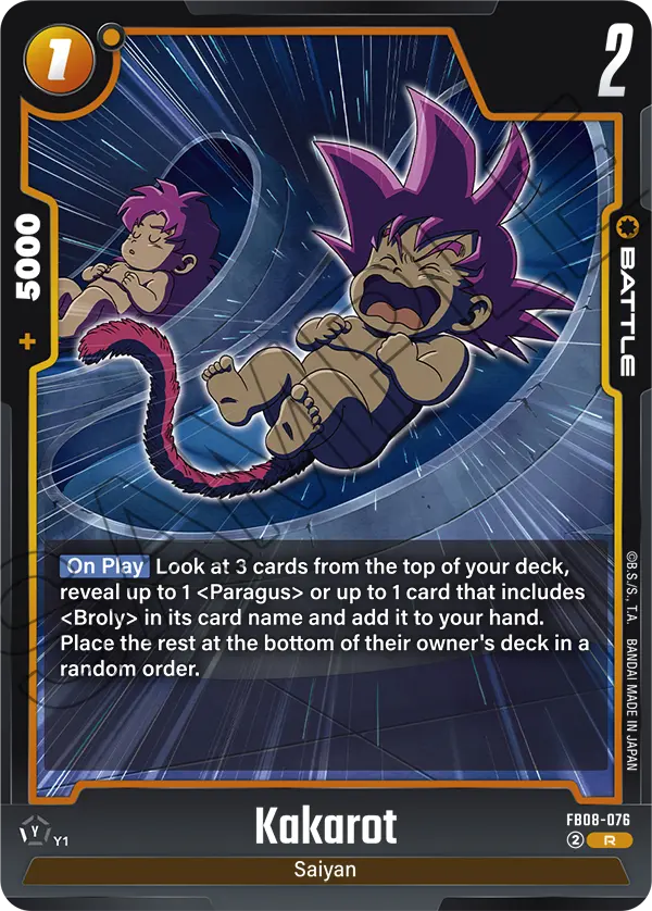 Kakarot, Saiyan's Pride · FB08-076