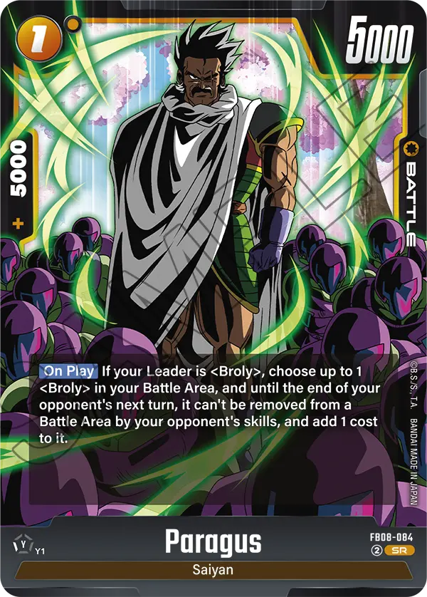 Paragus, Saiyan's Pride · FB08-084