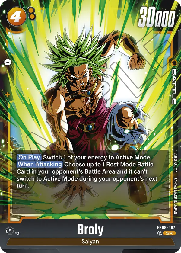 Broly, Saiyan's Pride · FB08-087