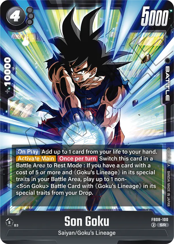 Son Goku, Saiyan's Pride · FB08-100