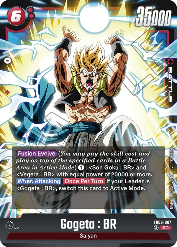 Gogeta : BR, Dual Evolution · FB09-007