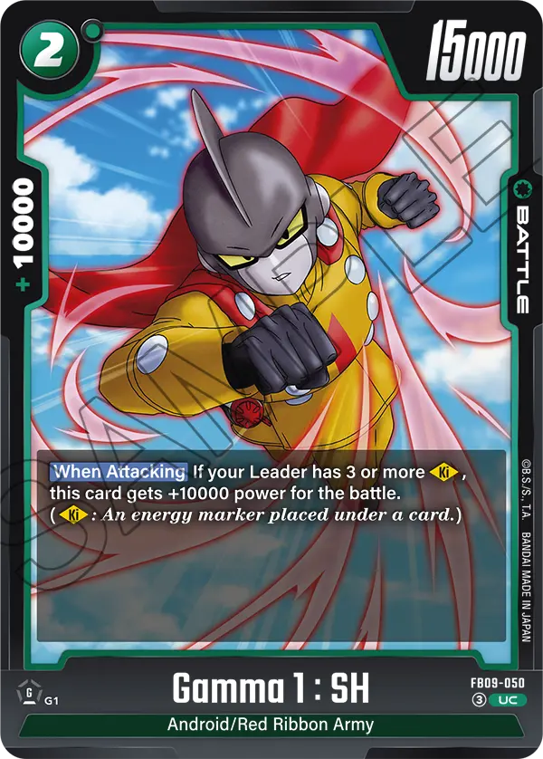 Gamma 1 : SH, Dual Evolution · FB09-050