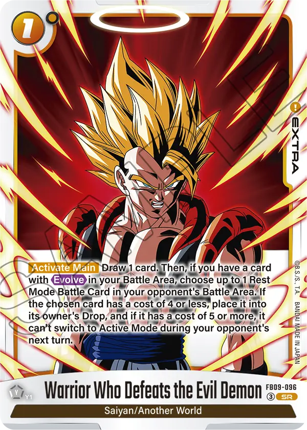 Warrior Who Defeats the Evil Demon, Dual Evolution · FB09-096
