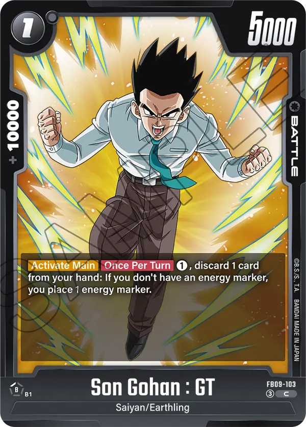 Son Gohan : GT, Dual Evolution · FB09-103