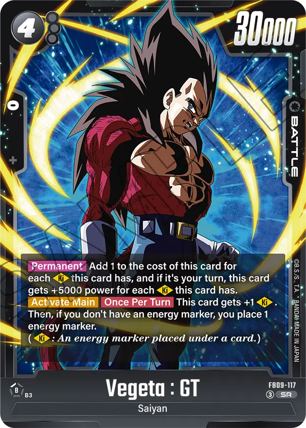Vegeta : GT, Dual Evolution · FB09-117