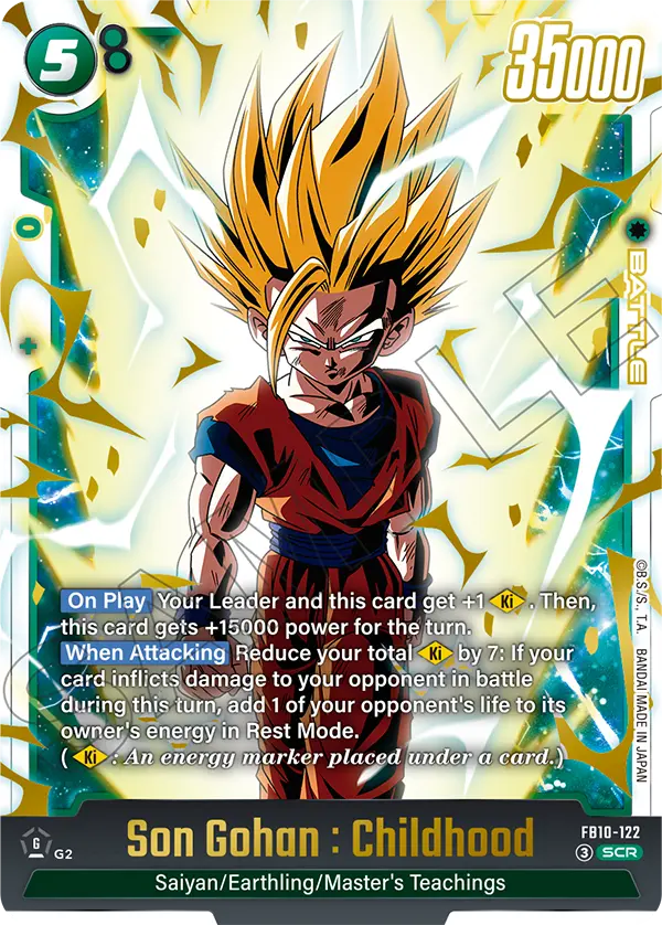 Son Gohan : Childhood, Cross Force · FB10-122
