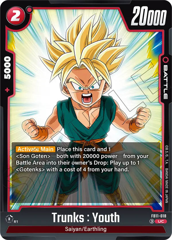 Trunks : Youth, Brightness of Hope · FB11-018