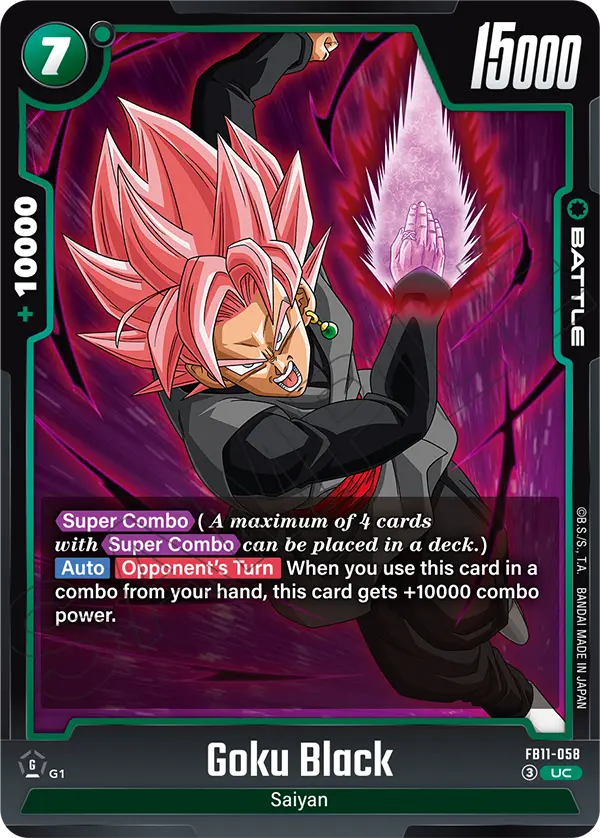 Goku Black, Brightness of Hope Release Event Cards · FB11-058