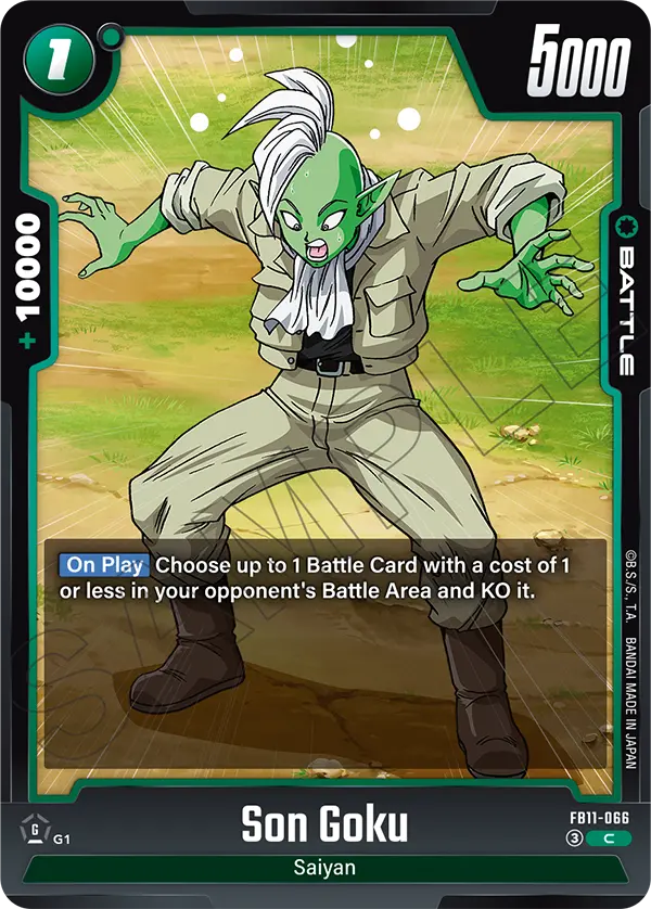 Son Goku, Brightness of Hope Release Event Cards · FB11-066