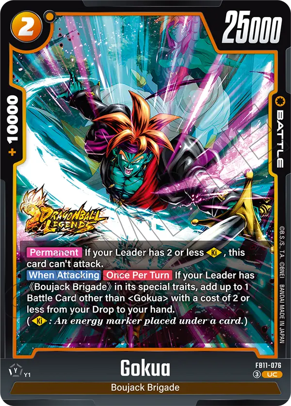 Gokua, Brightness of Hope Release Event Cards · FB11-076