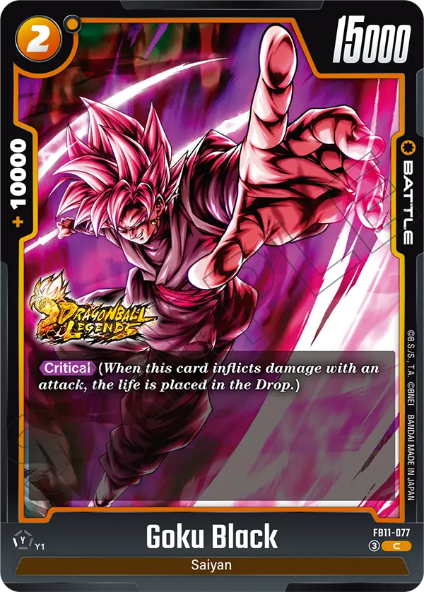 Goku Black, Brightness of Hope Release Event Cards · FB11-077
