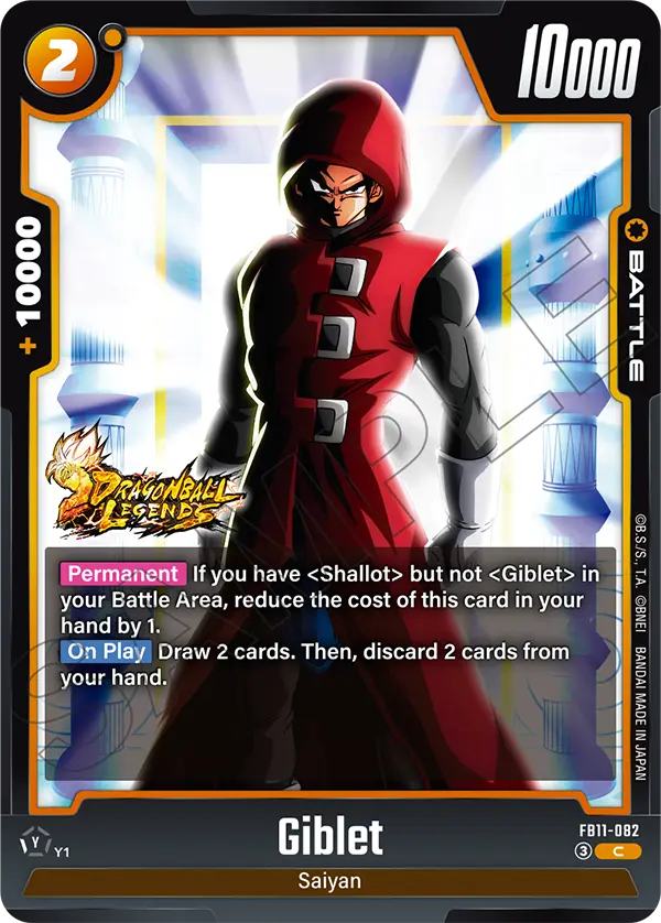 Giblet, Brightness of Hope Release Event Cards · FB11-082