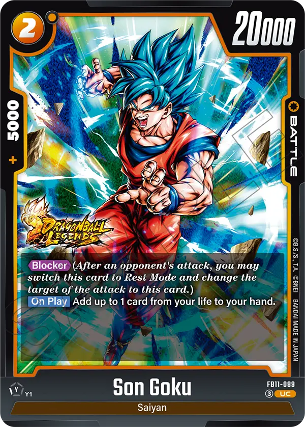 Son Goku, Brightness of Hope Release Event Cards · FB11-089