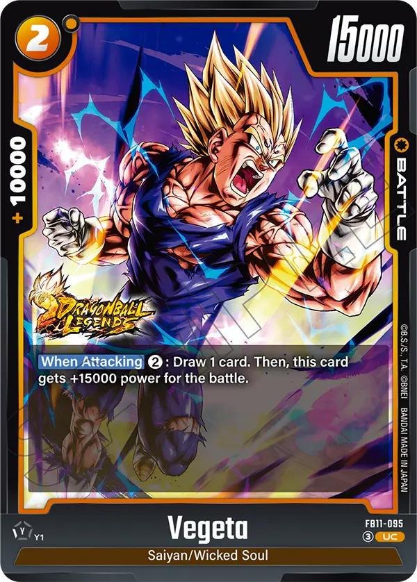 Vegeta, Brightness of Hope Release Event Cards · FB11-095
