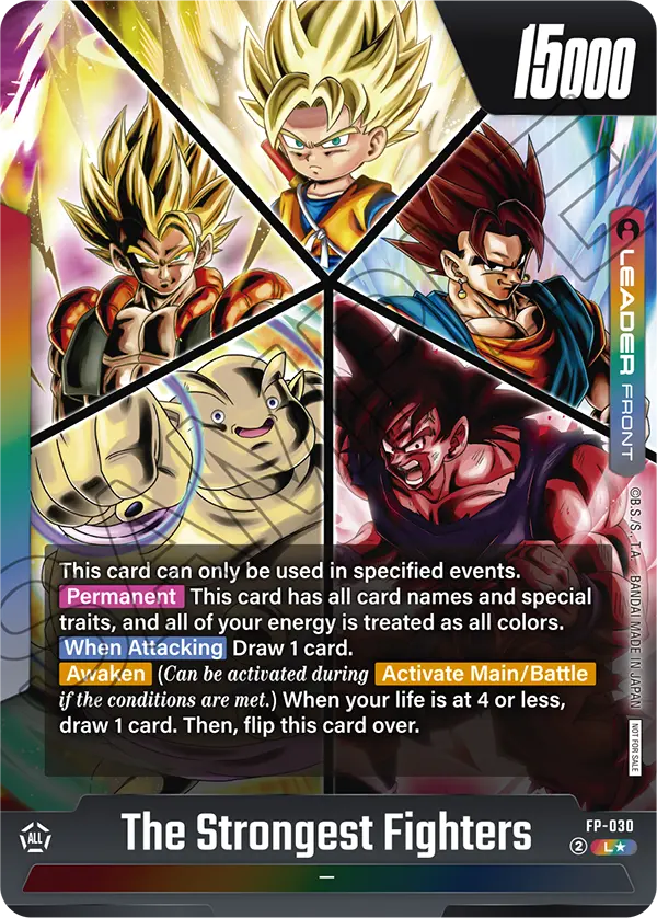 The Strongest Fighters, Fusion World Promotion Cards and Packs · FP-030