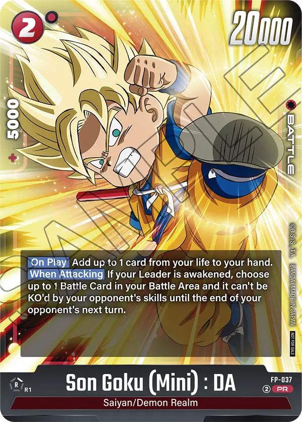 Son Goku, Fusion World Promotion Cards and Packs · FP-037