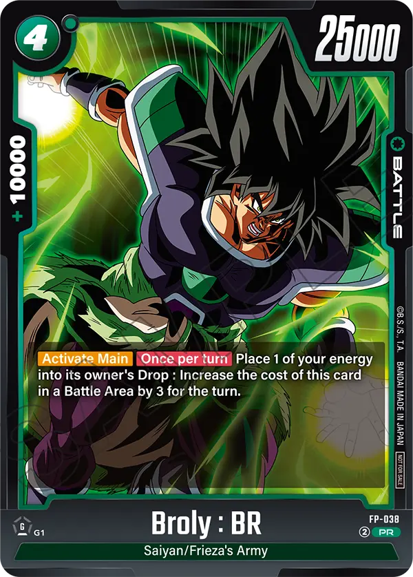 Broly : BR, Rivals Clash Release Event Cards · FP-038