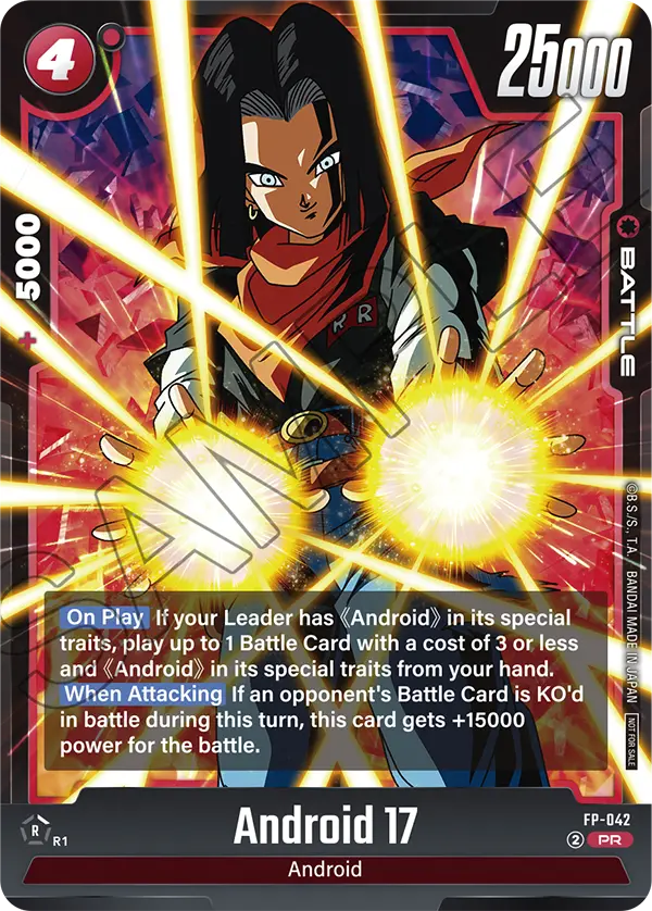 Android 17, Fusion World Promotion Cards and Packs · FP-042
