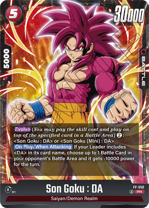 Son Goku : DA, Fusion World Promotion Cards and Packs · FP-050