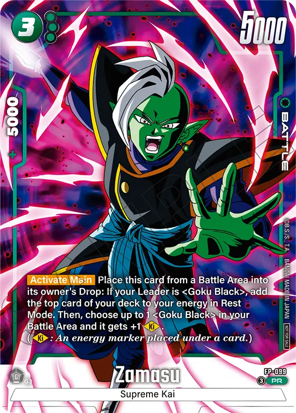 Zamasu, Tournament and Championship Promos · FP-099