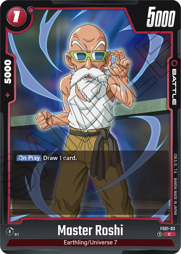 Master Roshi, Starter Deck 1: Son Goku · FS01-03
