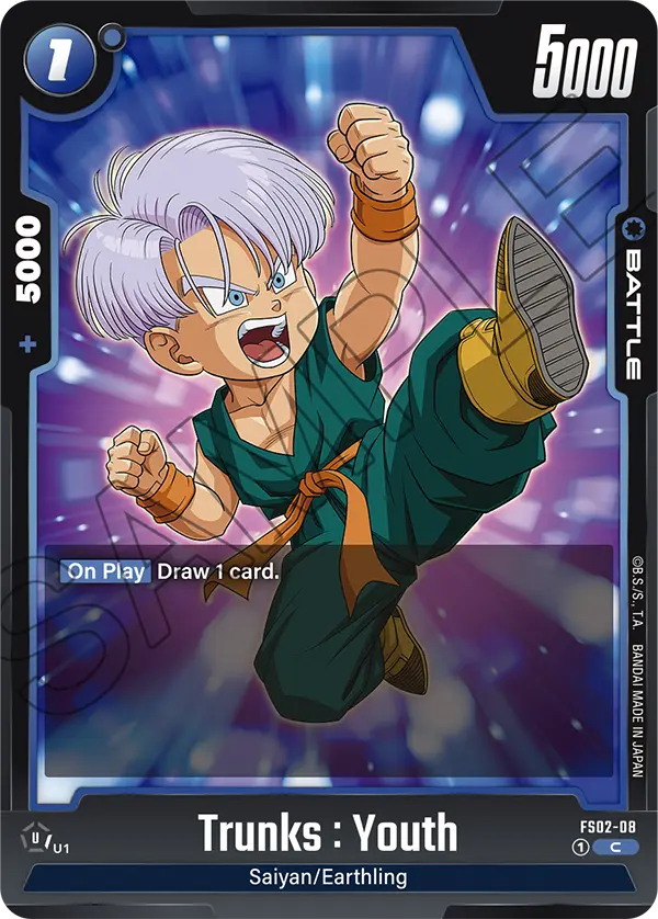 Trunks : Youth, Starter Deck 2: Vegeta · FS02-08