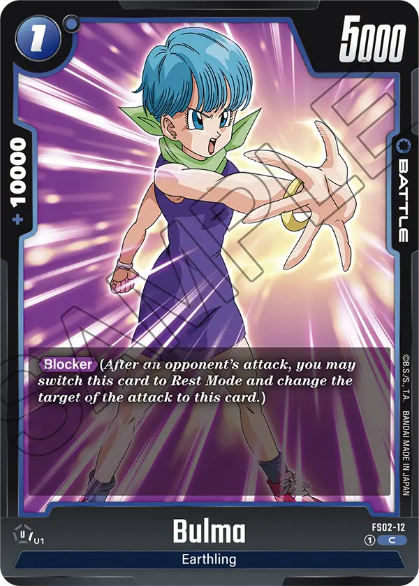 Bulma, Starter Deck 2: Vegeta · FS02-12