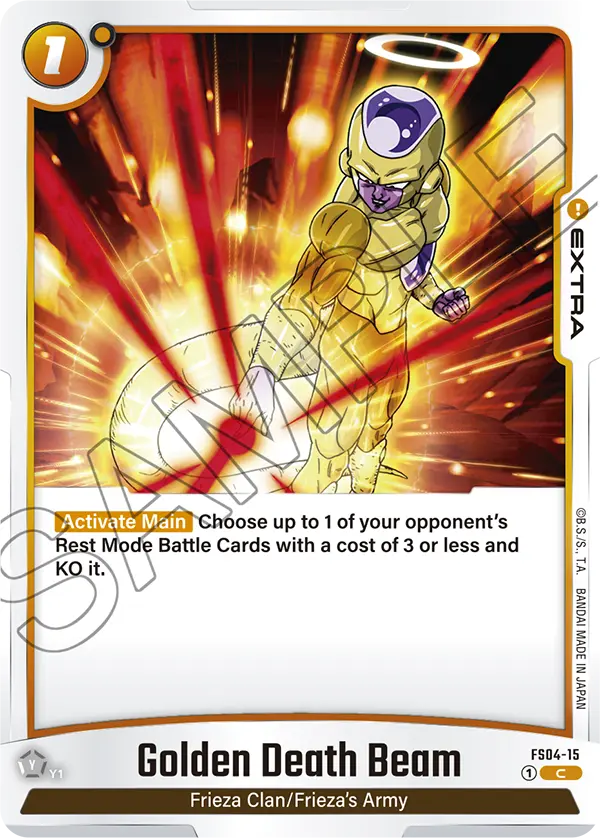 Golden Death Beam, Starter Deck 4: Frieza · FS04-15