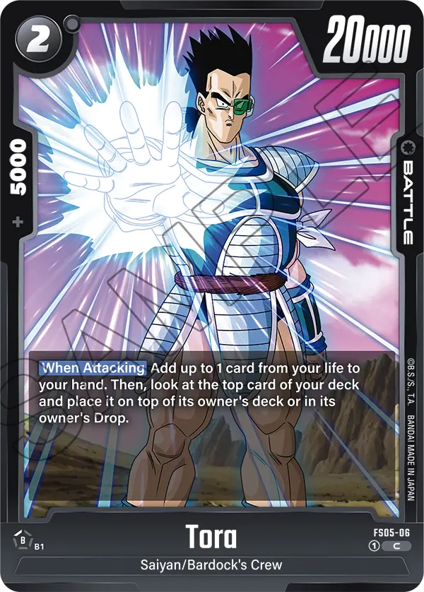 Tora, Starter Deck 5: Bardock · FS05-06