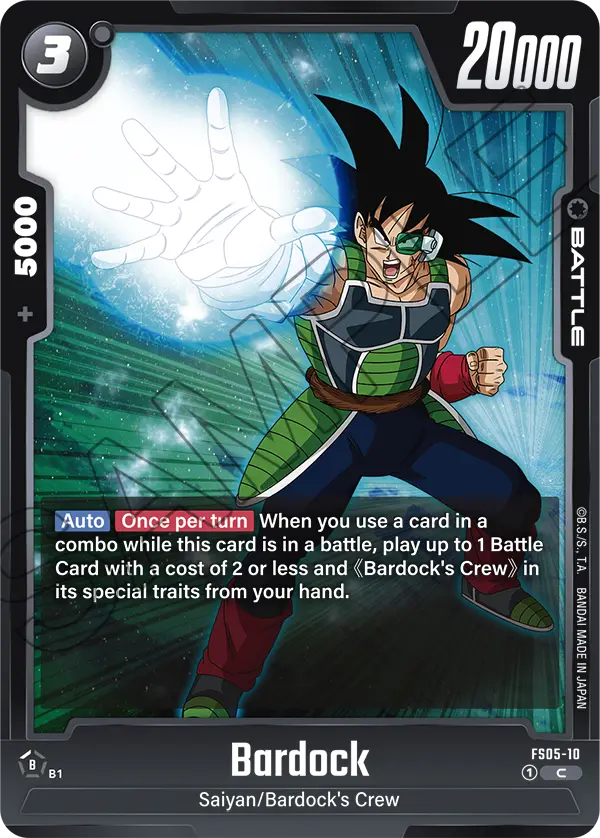 Bardock, Starter Deck 5: Bardock · FS05-10