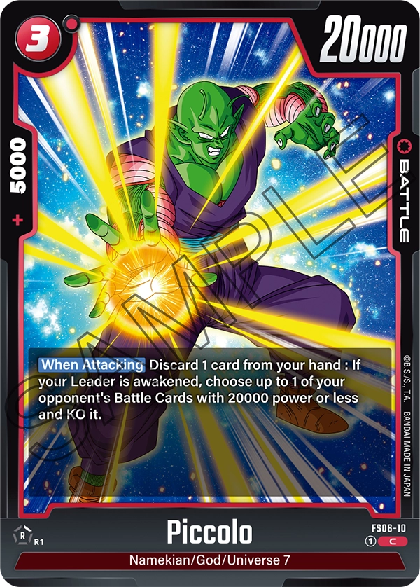 Piccolo, Starter Deck 6: Son Goku (Mini) · FS06-10