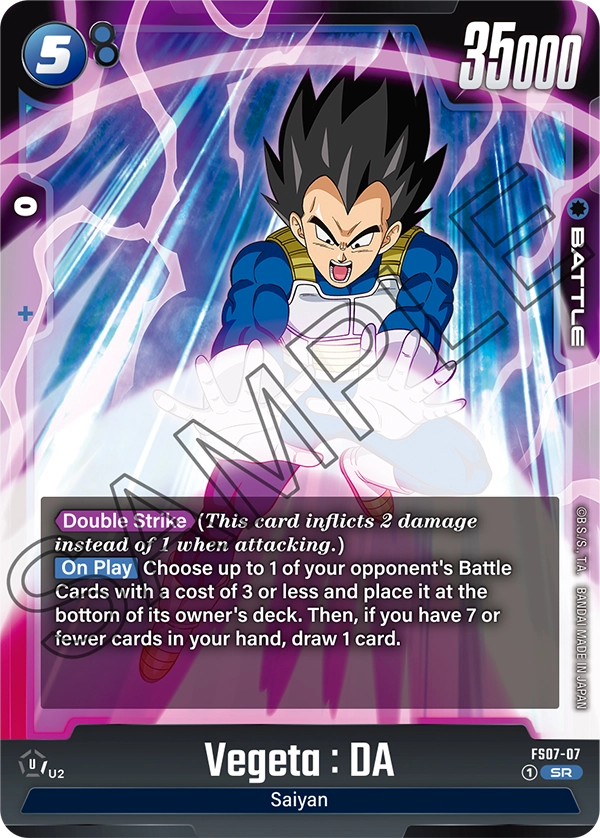 Vegeta : DA, Starter Deck 7: Vegeta (Mini) · FS07-07
