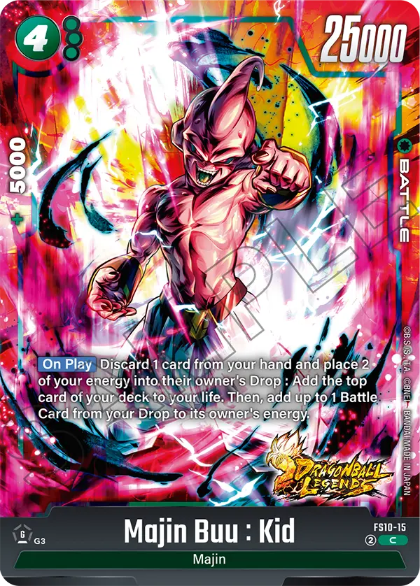 Majin Buu : Kid, Starter Deck 10: Giblet · FS10-15