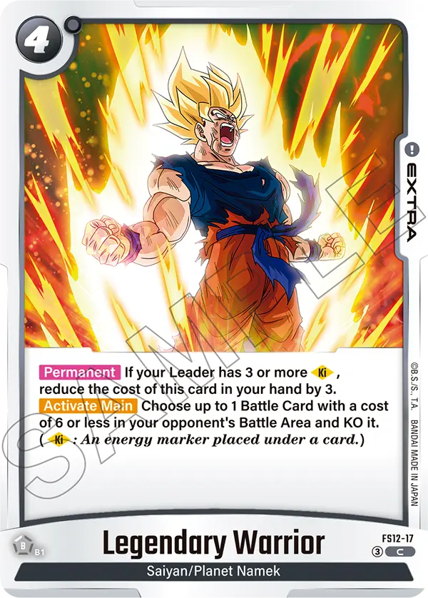 Legendary Warrior, Starter Deck EX: The Beat of Ki · FS12-17