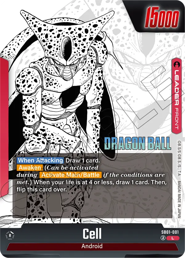 Cell, Manga Booster 01 · SB01-001