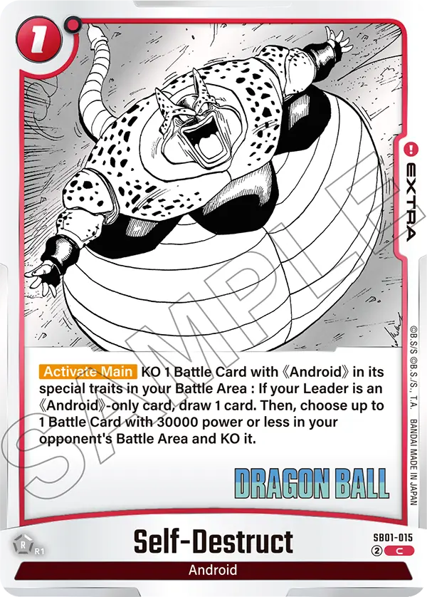 Self-Destruct, Manga Booster 01 · SB01-015