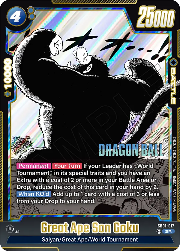 Great Ape Son Goku, Manga Booster 01 · SB01-017