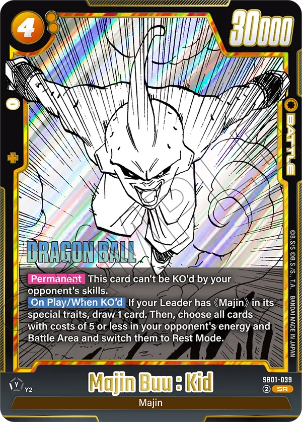 Majin Buu : Kid, Manga Booster 01 · SB01-039