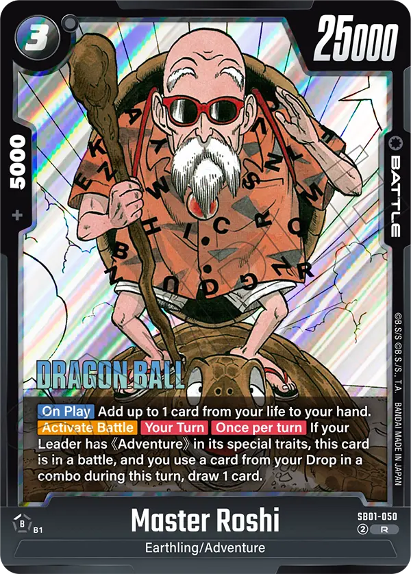Master Roshi, Manga Booster 01 · SB01-050