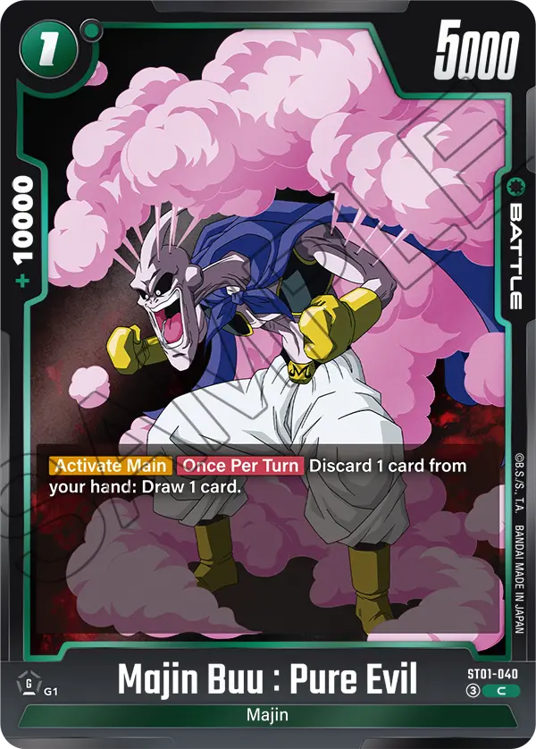 Majin Buu : Pure Evil, Story Booster 01 · ST01-040