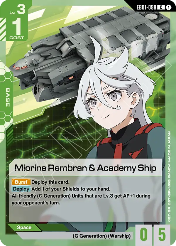 Miorine Rembran & Academy Ship, Eternal Nexus · EB01-088