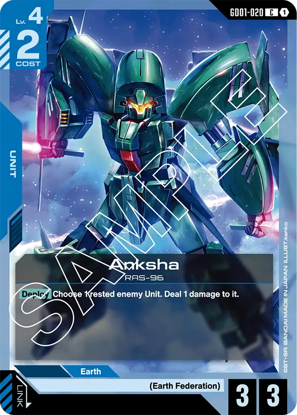 Anksha, Newtype Rising · GD01-020