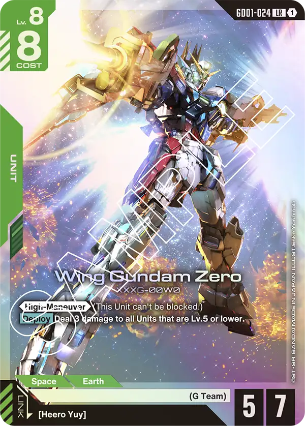 Wing Gundam Zero, Newtype Rising · GD01-024