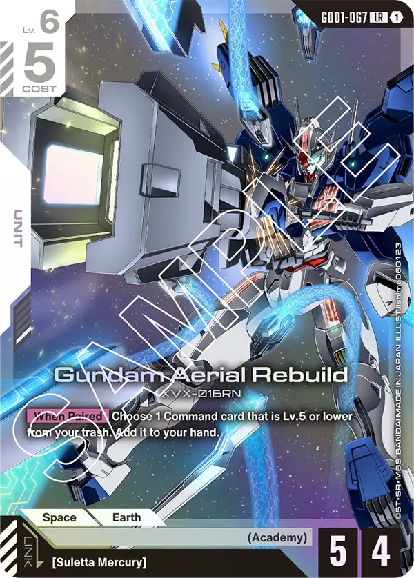 Gundam Aerial Rebuild, Newtype Rising · GD01-067