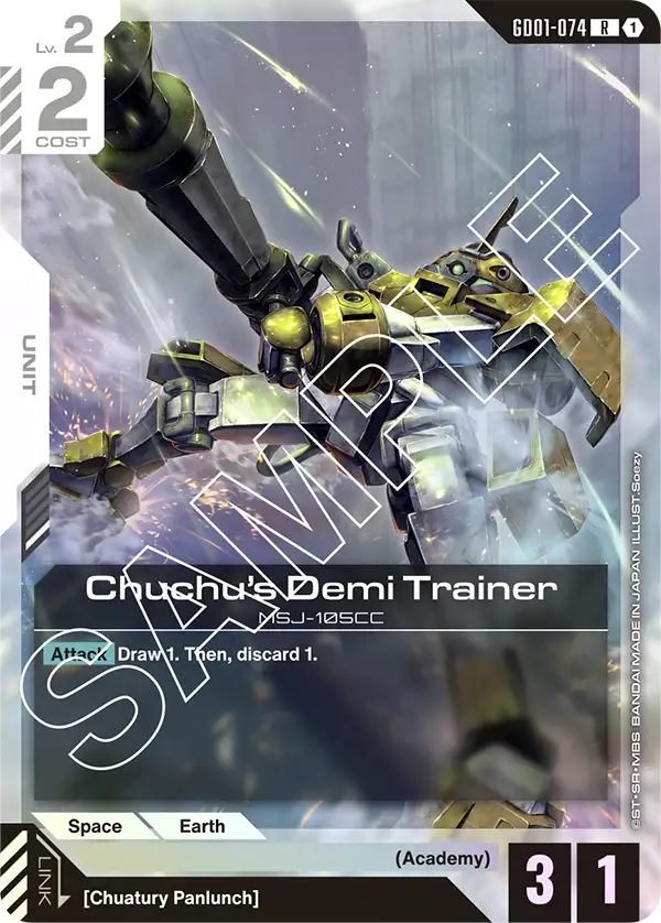 Chuchu's Demi Trainer, Newtype Rising · GD01-074