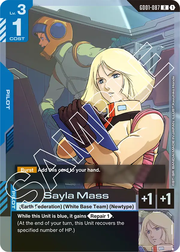 Sayla Mass, Newtype Rising · GD01-087