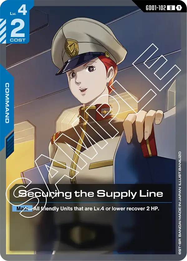 Securing the Supply Line, Newtype Rising · GD01-102