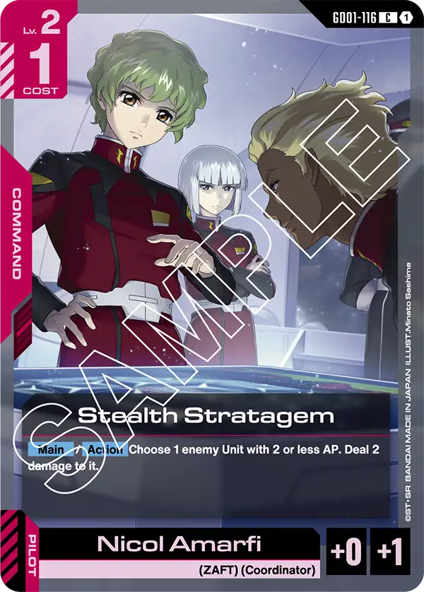 Stealth Stratagem, Newtype Rising · GD01-116