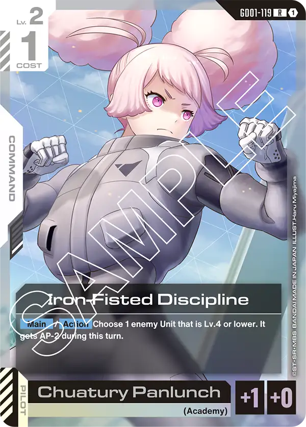 Iron-Fisted Discipline, Newtype Rising · GD01-119